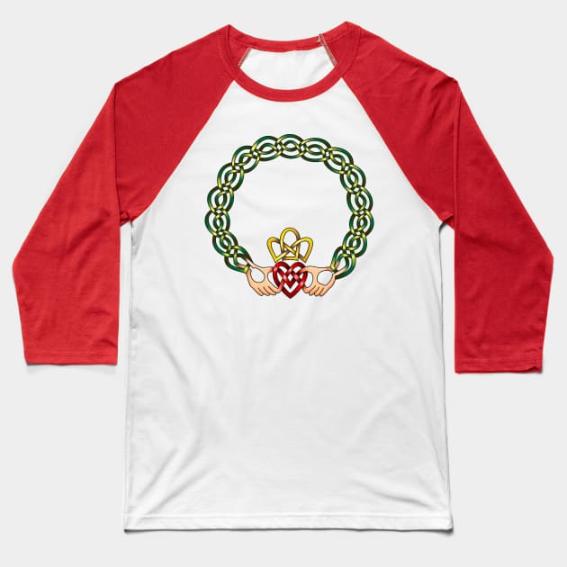 Claddagh Baseball T-Shirt by KnotYourWorld4